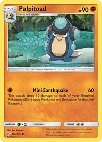 Palpitoad 116/236 · Reverse Holo