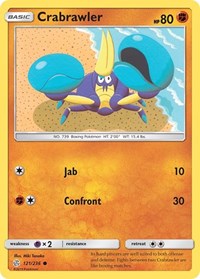 Crabrawler 121/236 · Reverse Holo