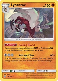 Lycanroc 124/236 · Reverse Holo