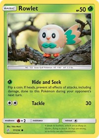 Rowlet 17/236 · Reverse Holo