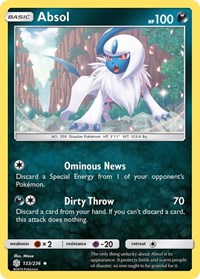 Absol 133/236 · Reverse Holo