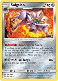 Solgaleo 142/236 · Reverse Holo
