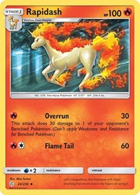 Rapidash 24/236 · Reverse Holo