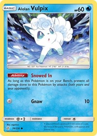 Alolan Vulpix 39/236 · Reverse Holo