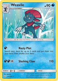 Weavile 44/236 · Reverse Holo
