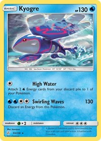 Kyogre 53/236 · Reverse Holo