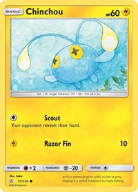 Chinchou 71/236 · Reverse Holo