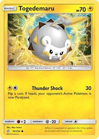Togedemaru 74/236 · Reverse Holo