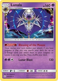 Lunala 102/236 · Reverse Holo