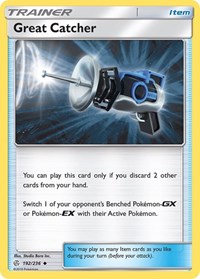 Great Catcher 192/236 Cosmic Eclipse Reverse Holo Pokémon card