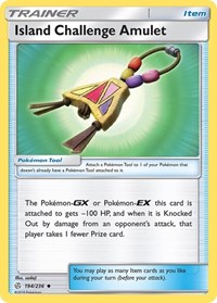 Island Challenge Amulet 194/236 Cosmic Eclipse Reverse Holo Pokémon card