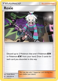 Roxie 205/236 Cosmic Eclipse Reverse Holo Pokémon card