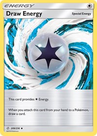 Draw Energy 209/236 Cosmic Eclipse Reverse Holo Pokémon card
