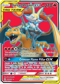 Charizard & Braixen GX Full Art 212/236