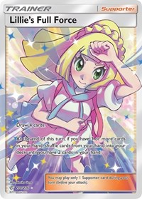 Lillie's Full Force Full Art 230/236 Cosmic Eclipse Pokémon card