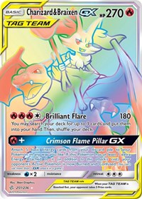 Charizard & Braixen GX Secret 251/236