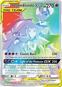 Solgaleo & Lunala GX Secret 254/236