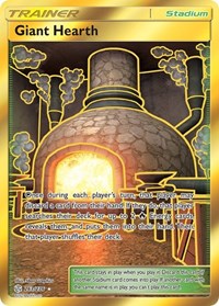 Giant Hearth Secret 263/236 Cosmic Eclipse Pokémon card
