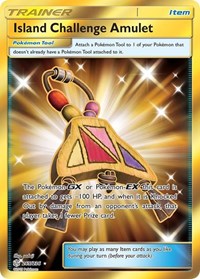 Island Challenge Amulet Secret 265/236 Cosmic Eclipse Pokémon card