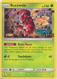 Buzzwole (Prerelease) [Staff] SM218