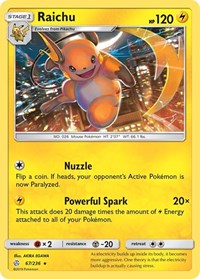 Raichu 67/236 · Reverse Holo