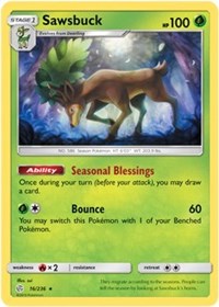 Sawsbuck (Prerelease Kit Exclusive) 016/236