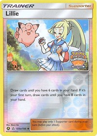 Lillie - 215a/156 (Regional Championships) [Staff] 125a/156 League & Championship Cards Reverse Holo Pokémon card