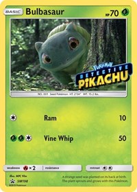 Bulbasaur (Detective Pikachu Stamped) SM198