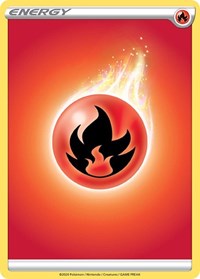 Fire Energy Sword & Shield Base Set Reverse Holo Pokémon card