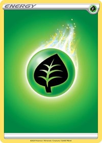 Grass Energy Sword & Shield Base Set Reverse Holo Pokémon card