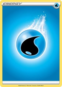 Water Energy Sword & Shield Base Set Reverse Holo Pokémon card