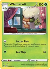 Whimsicott 006/202 · Reverse Holo