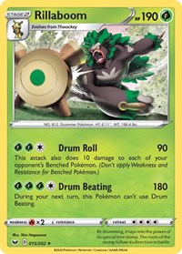 Rillaboom 015/202 · Reverse Holo
