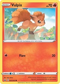 Vulpix 022/202 · Reverse Holo