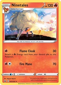 Ninetales 023/202 · Reverse Holo