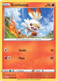 Scorbunny 031/202 · Reverse Holo