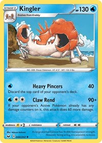 Kingler 044/202 · Reverse Holo