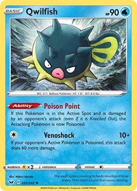 Qwilfish 051/202 · Reverse Holo