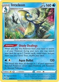 Inteleon 058/202 · Reverse Holo
