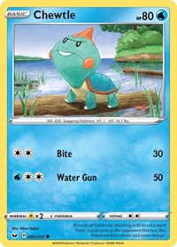 Chewtle 060/202 · Reverse Holo