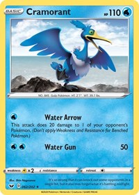 Cramorant 062/202 · Reverse Holo