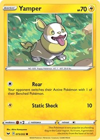 Yamper 073/202 · Reverse Holo