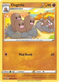 Dugtrio 093/202 · Reverse Holo