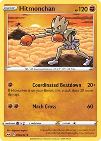 Hitmonchan 095/202 · Reverse Holo
