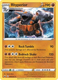 Rhyperior 099/202 · Reverse Holo