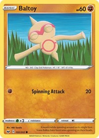 Baltoy 102/202 · Reverse Holo