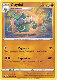 Claydol 103/202 · Reverse Holo