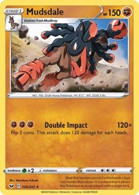 Mudsdale 106/202 · Reverse Holo