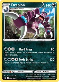 Drapion 122/202 · Reverse Holo