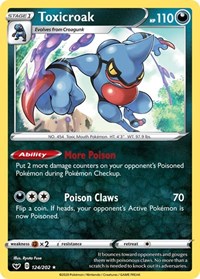 Toxicroak 124/202 · Reverse Holo